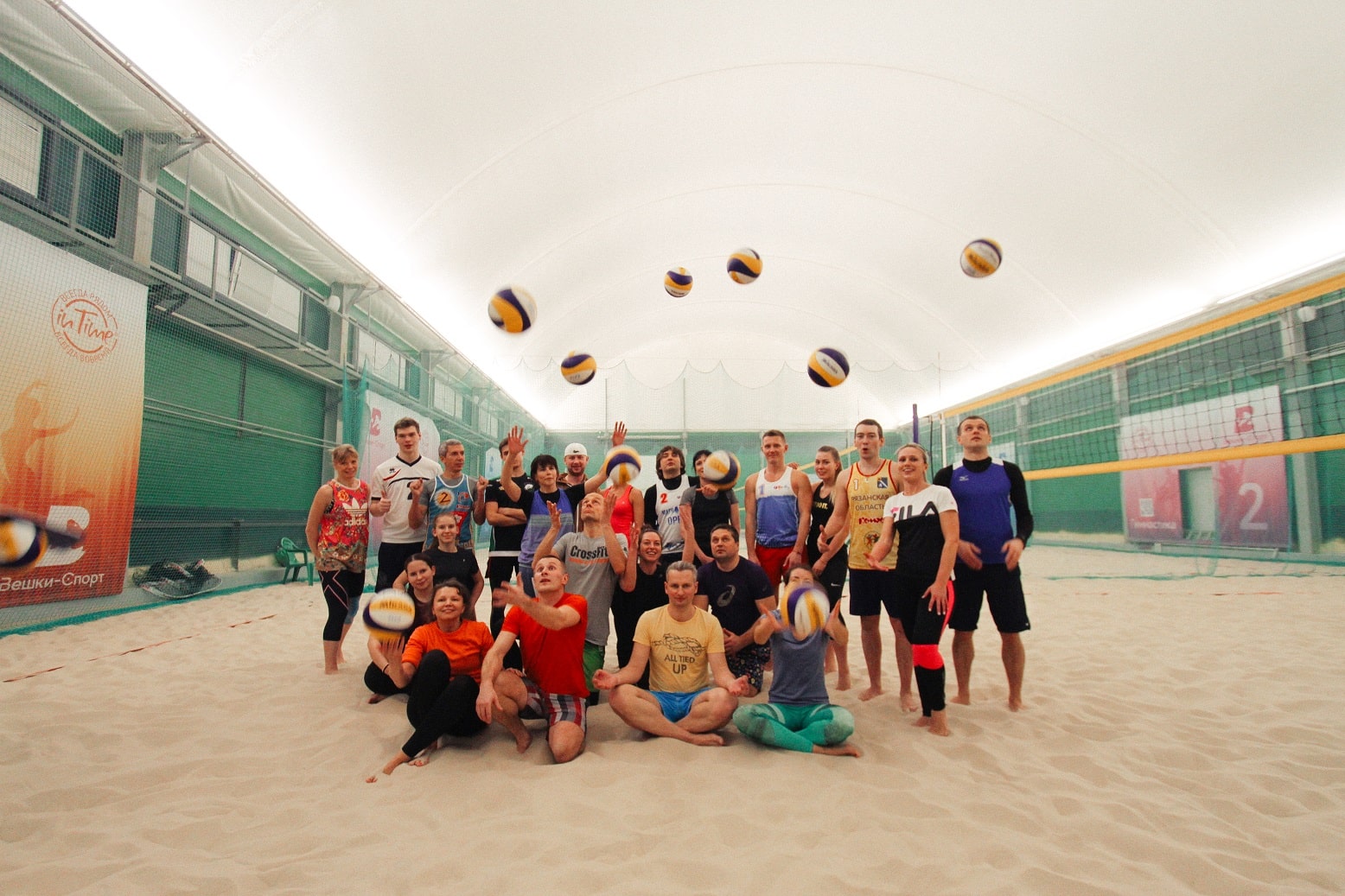 занятия пляжный волейбол в Москве